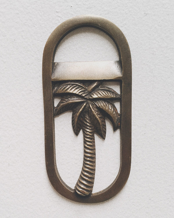 Palm Tree Brass Bottle Opener
