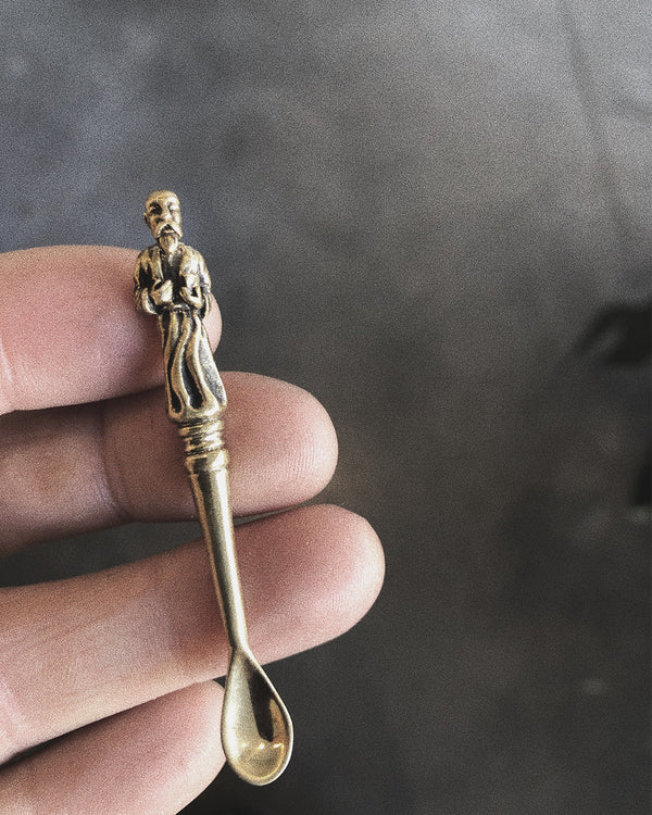 Tiny Brass Spoon