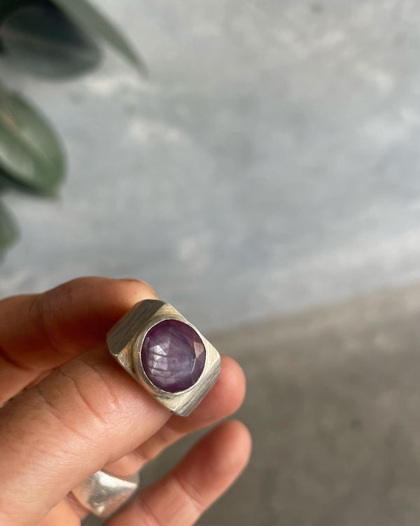 Star Ruby Signet Ring
